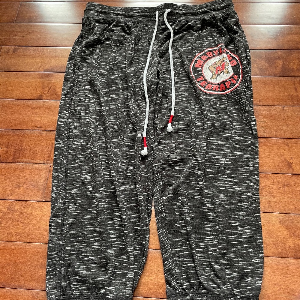 Sports Concepts Gray UMD Cropped Lounge Pants, size medium